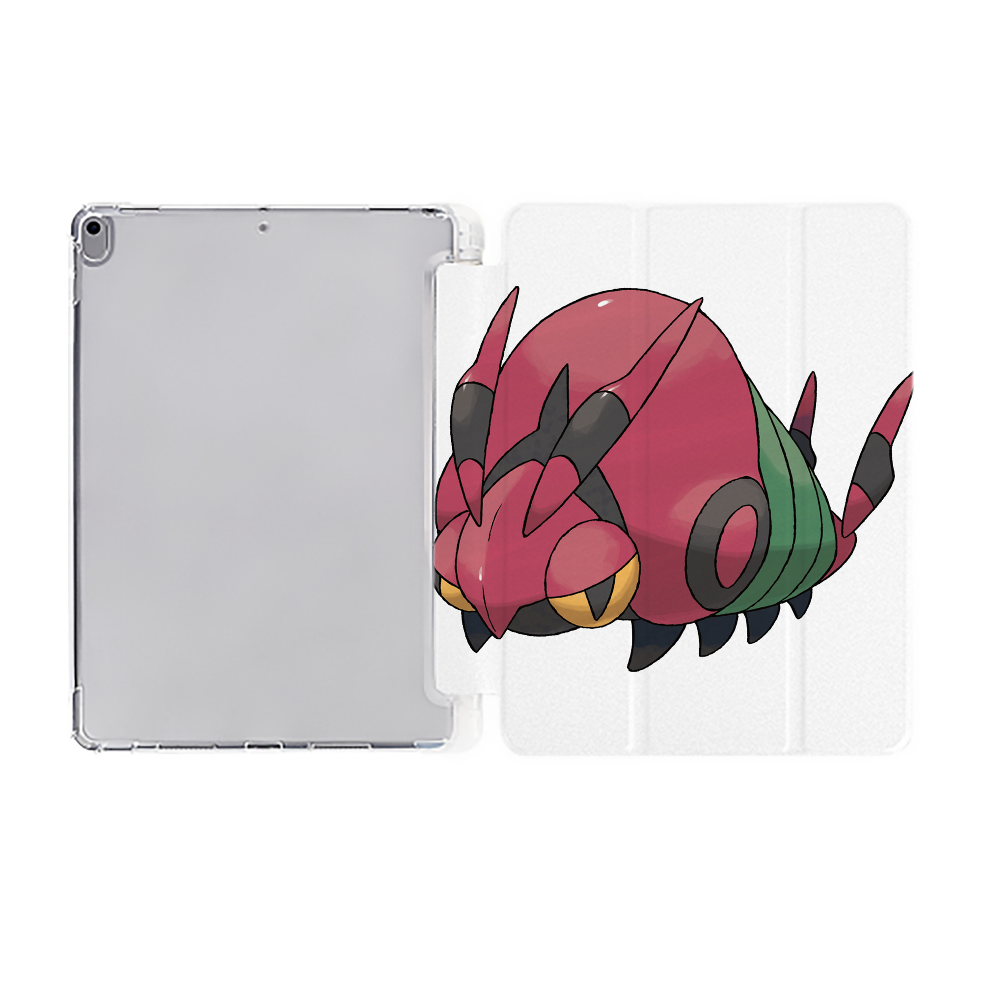 （画像用） ポケットモンスター Pokémon IPad ケース ペン収納付き 三つ折りスタンド PUレザー×シリコン 対応機種9.5/10.5/10.9インチ